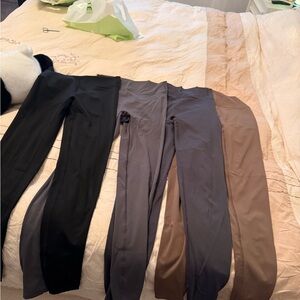 Stylish Women's Leggings - Black, Gray, Brown